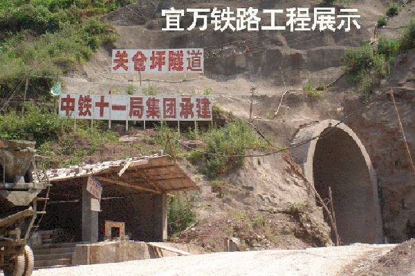 宜萬(wàn)鐵路工程展示